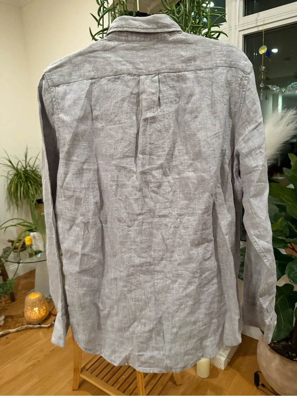 J. Crew Men’s Heather Gray Button-Down Shirt (NEW)